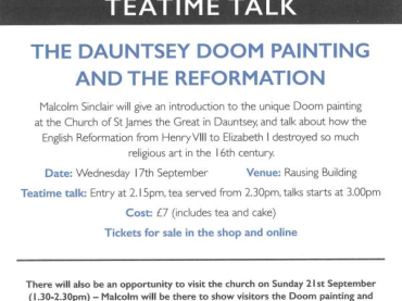 Athelstan Museum Teatime Talk - The Dauntsey Doom Painting